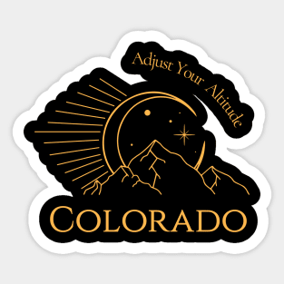 Colorado skiing - Colorado Hiking Sticker